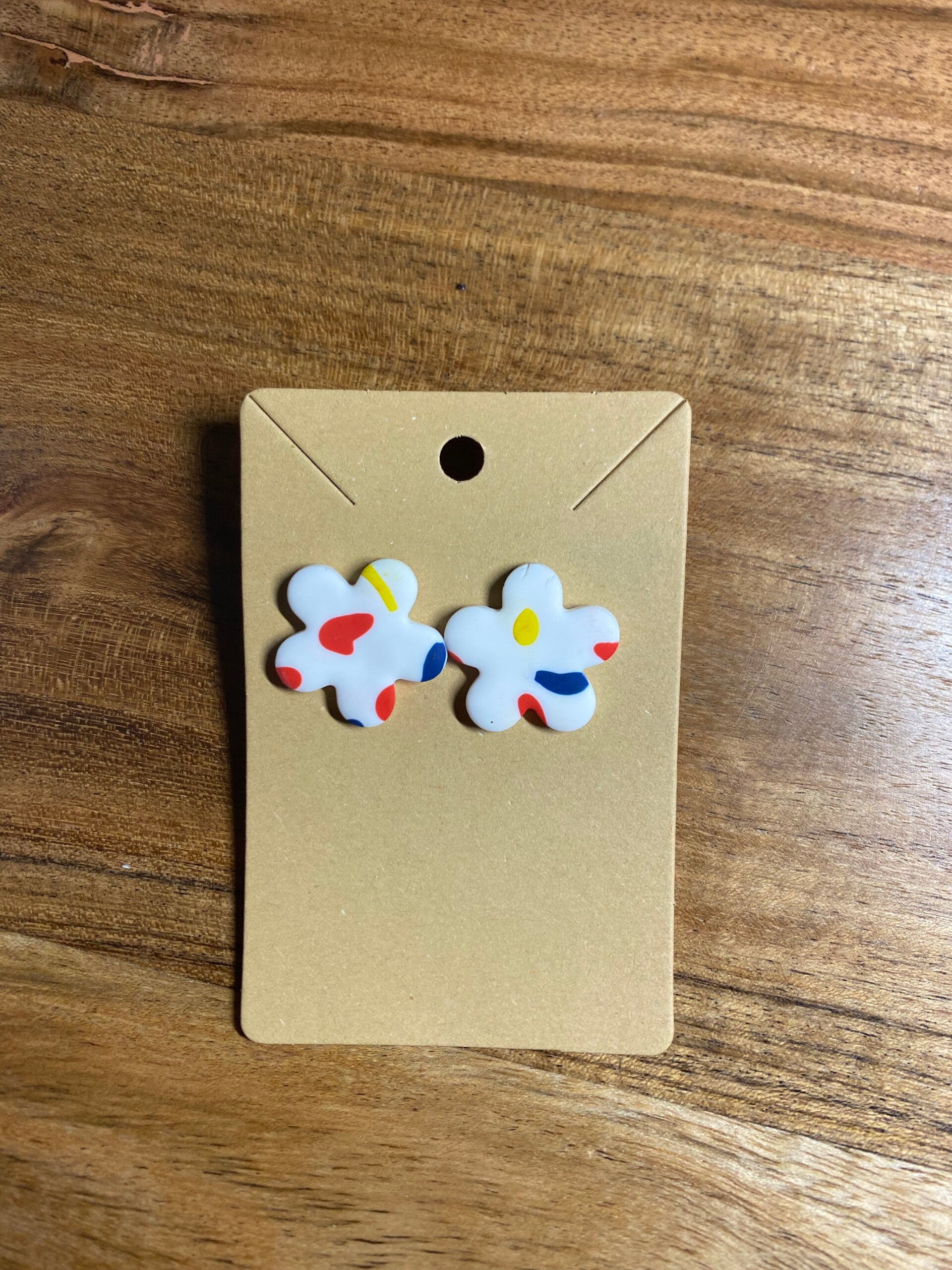 Boucles d'oreilles coloré