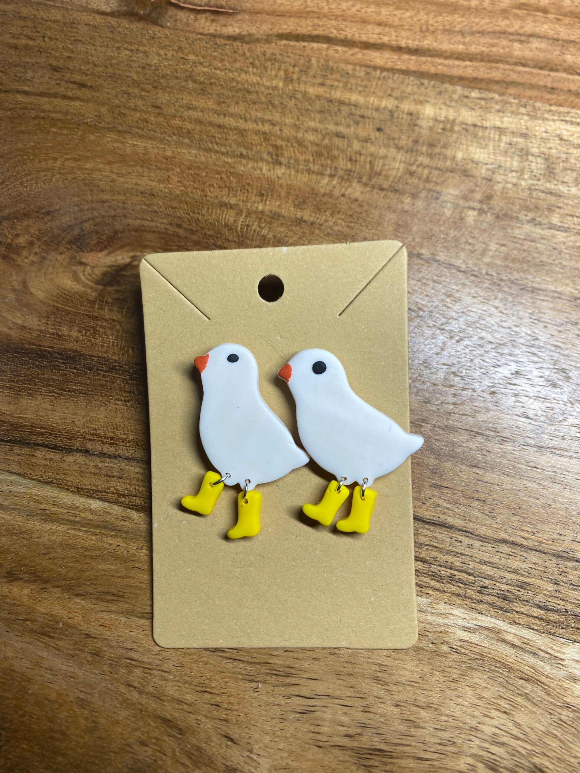 Boucles d'oreilles Canard