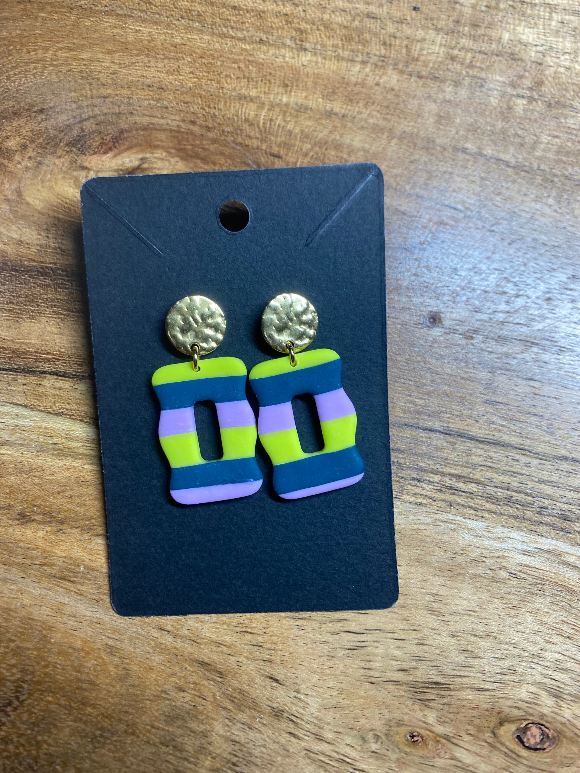 Boucles d'oreilles Verte