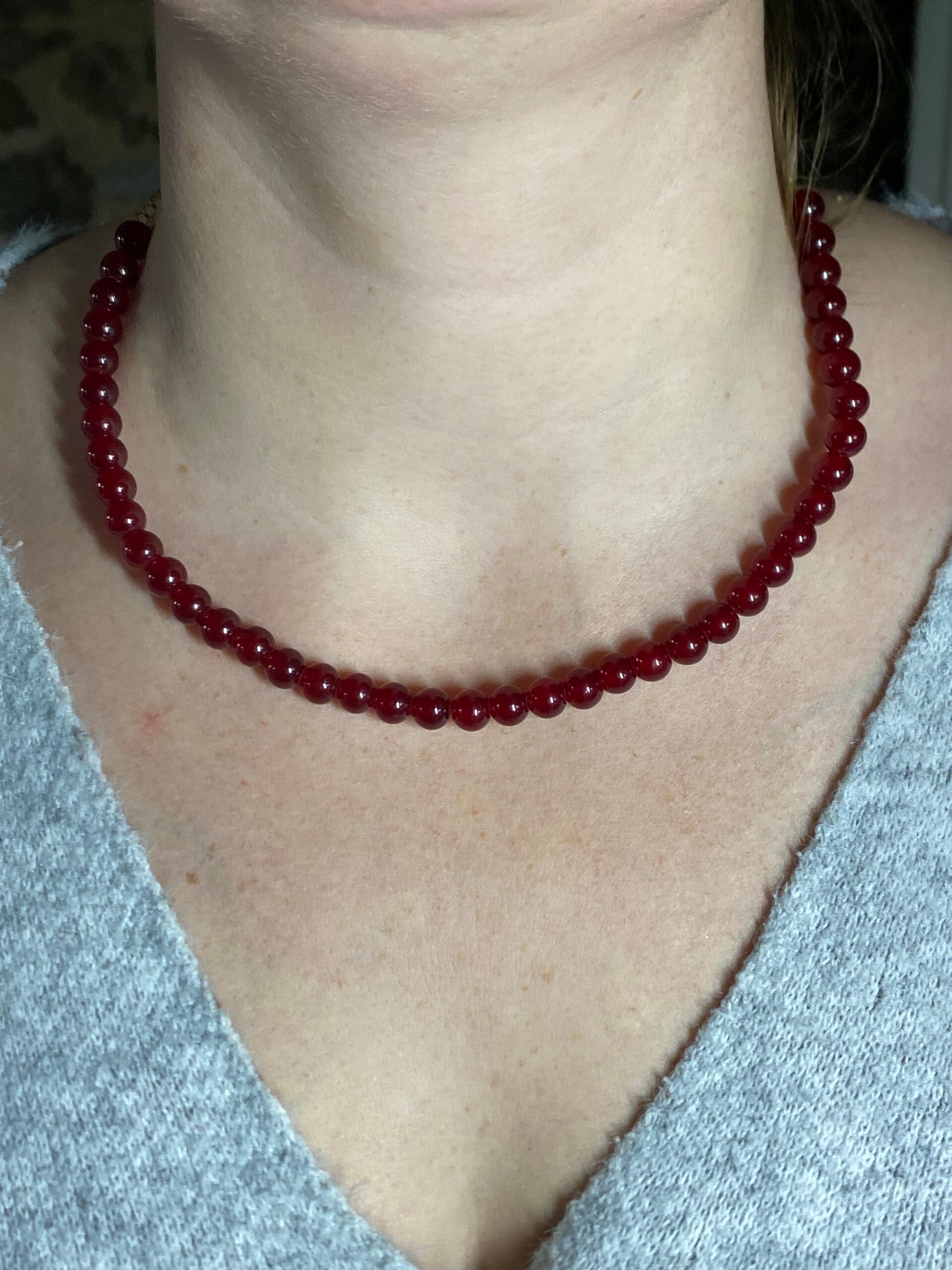 Collier Bordeaux