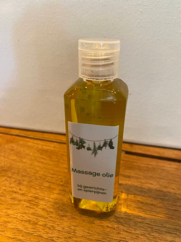 massage olie bij gewrichts- en spierpijnen