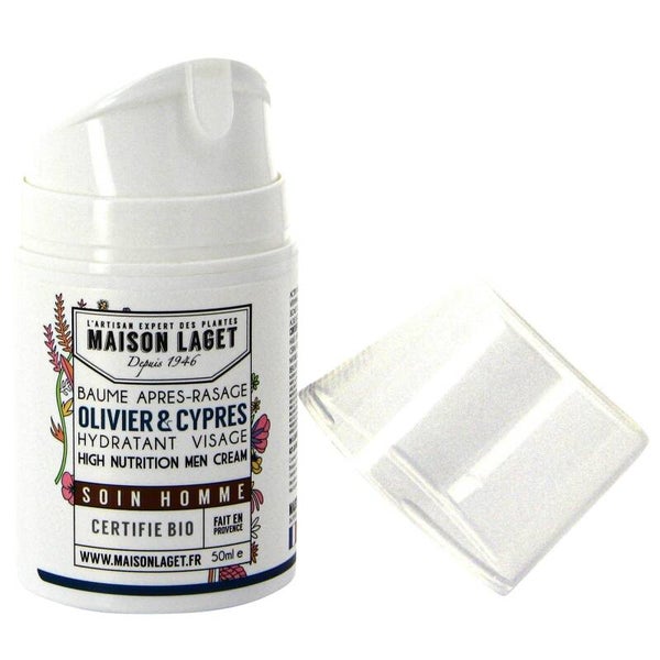AFTERSHAVE BALSEM BIO met OLIJF, CYPRES en ALOE VERA - 50 ml van MAISON LAGET