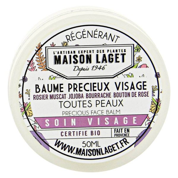 RIJKE BIO GEZICHTSBALSEM met kostbare oliën en karitéboter BAUME PRECIEUX VISAGE- 50 ml van MAISON LAGET