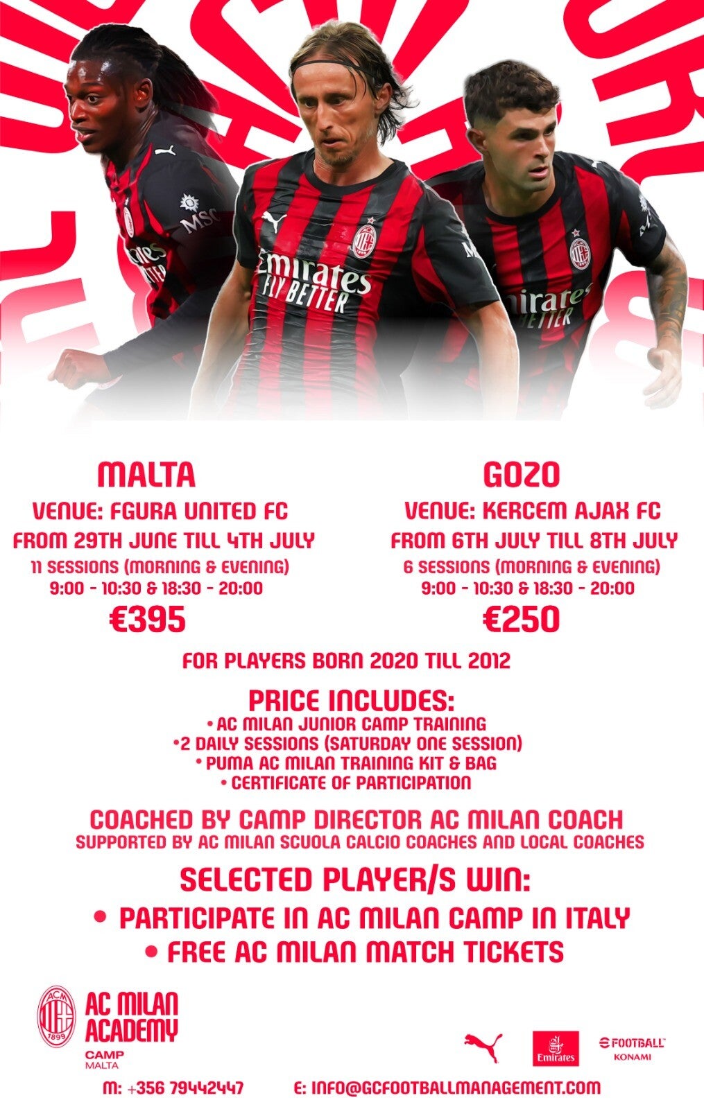 AC Milan Camp - Malta 2025
