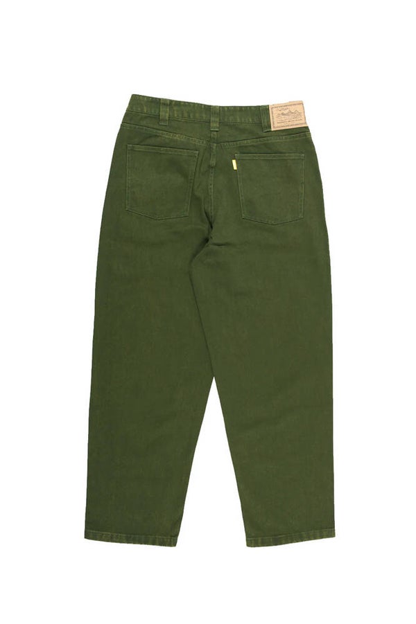 Theories Of Atlantis Plaza Jeans Washed Army Green