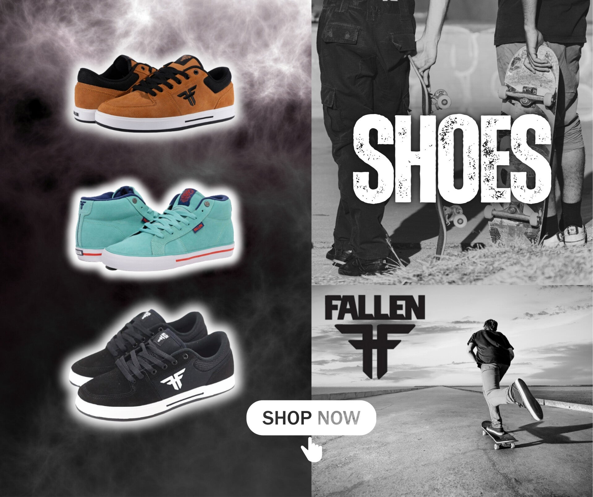 Fallen Skate Schuhe Hoped Skateboards Hoped Streetwear 