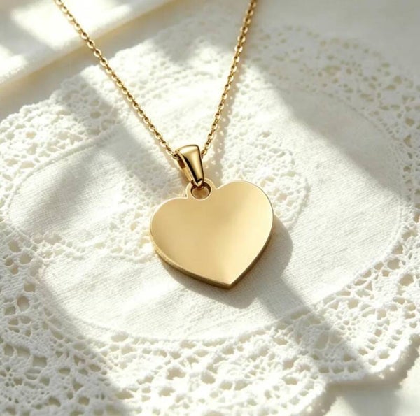 Ketting Hart 20x20mm