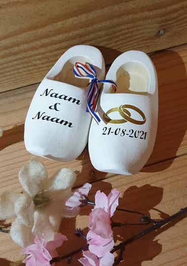 Huwelijks klompjes - Huwelijks bootje