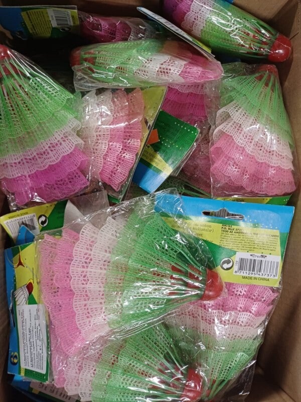 Partij - Restpartij winkel Tennis shuttle set van 6   50 sets,