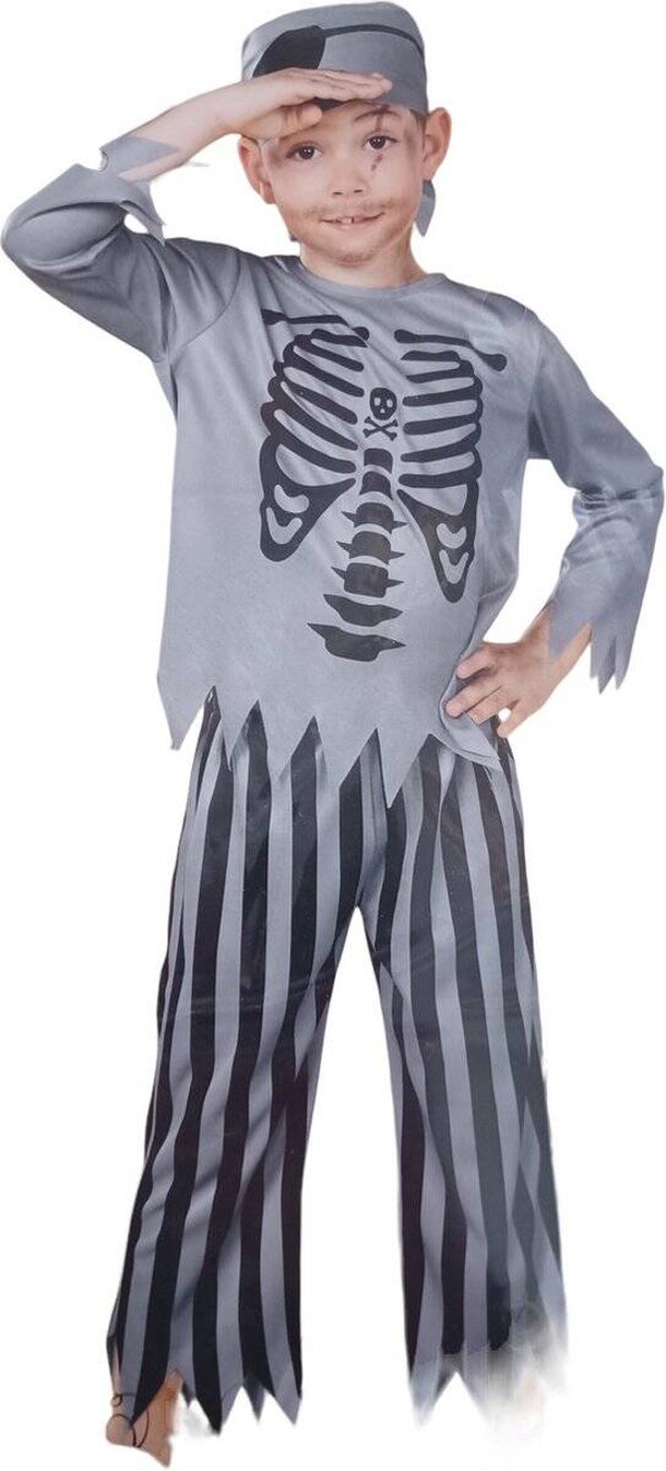 Verkleedpak - Piraat - 3 delig - Maat M (38/40)