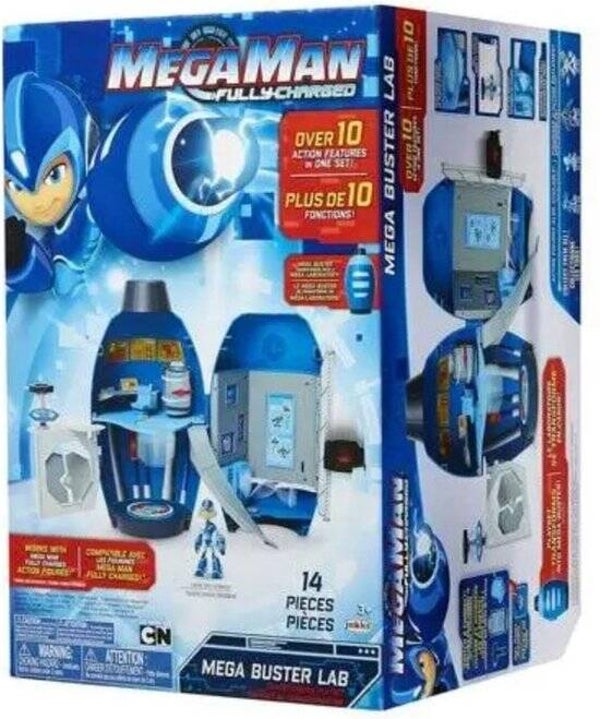 Mega Man Fully Charged - Mega Buster Laboratorium Speelset - 14 delig