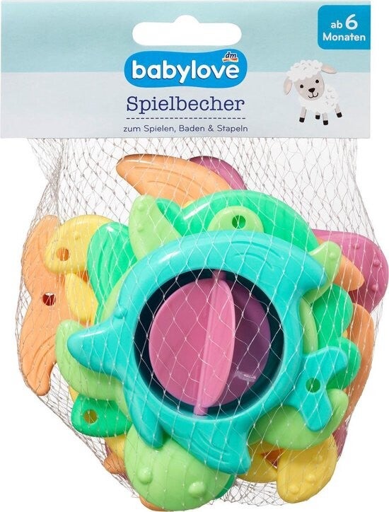 Babylove Playgo Stapeltoren badspeelgoed baby - vanaf 6 maanden