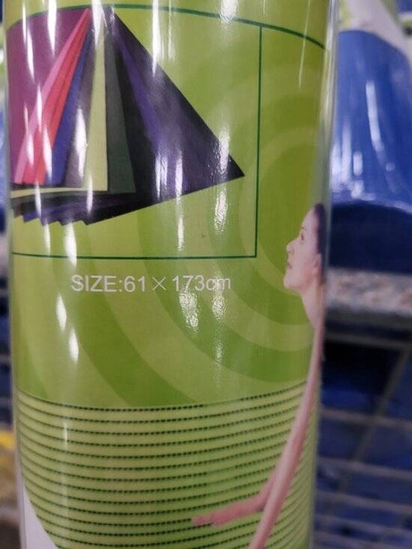 Yoga Mat 61 x 173 cm en 6 mm dik