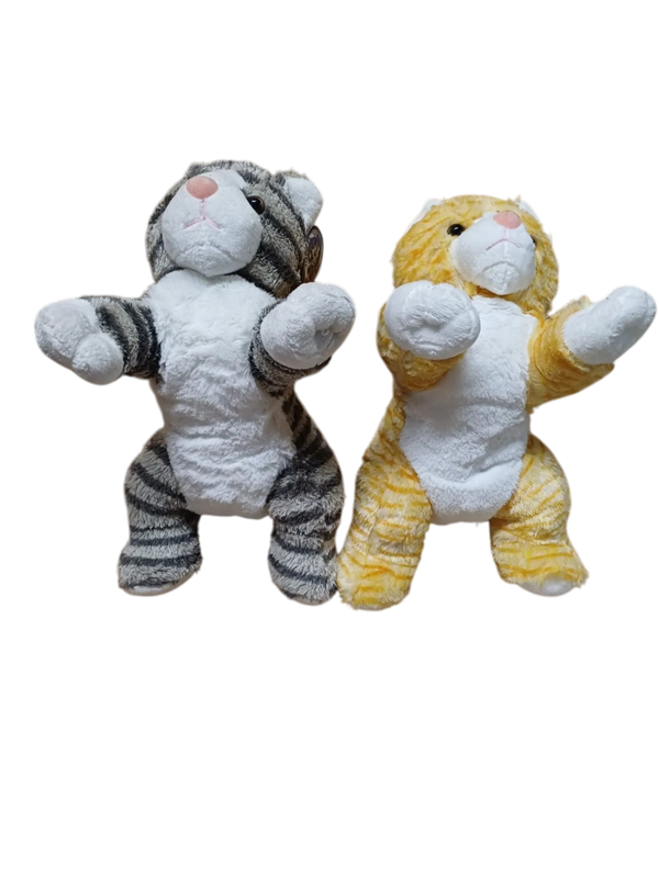 Pluche Poes Gestreept 32 cm