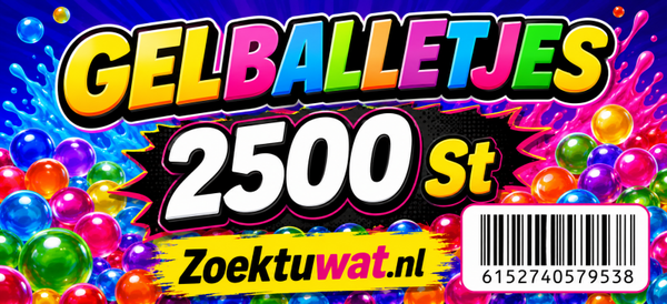 KANT & KLAAR Gelballetjes tbv Gelblaster 2500 stuks