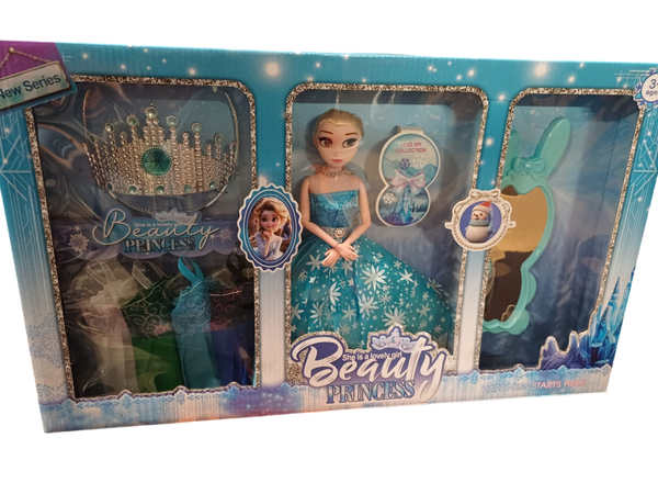 Princes Speel set met 1 pop en Spiegel