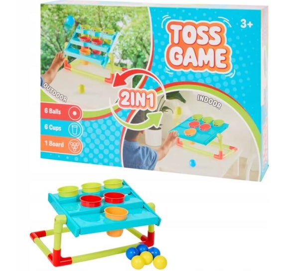 Toss Game 2-in-1 – Actief speelplezier voor binnen én buiten!