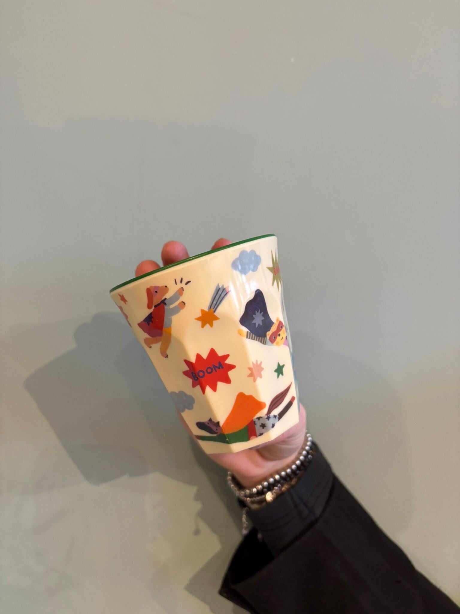 Rice Melamine superhero beker