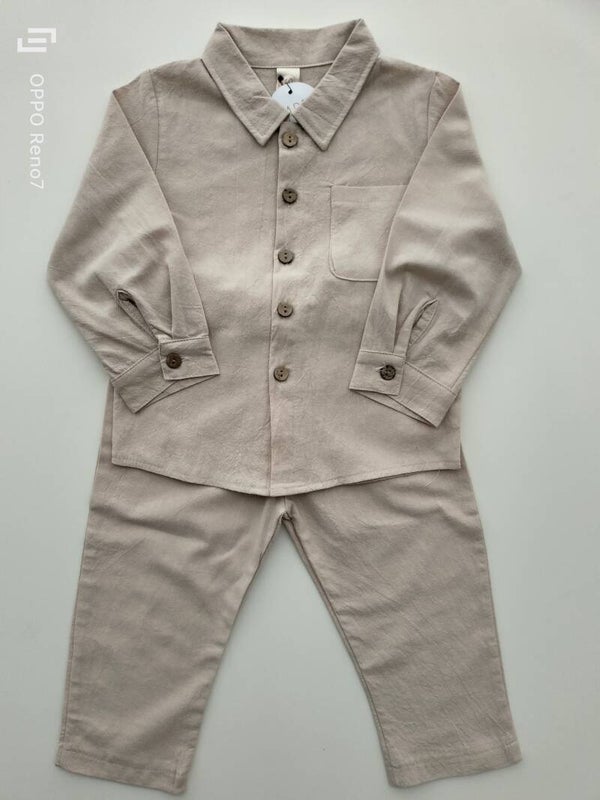 Old school pyjama - beige