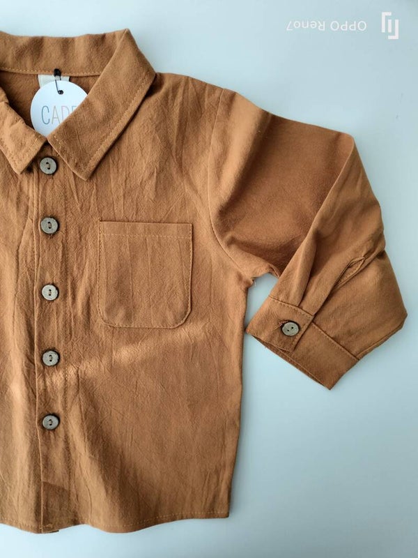Old school pyjama - camel