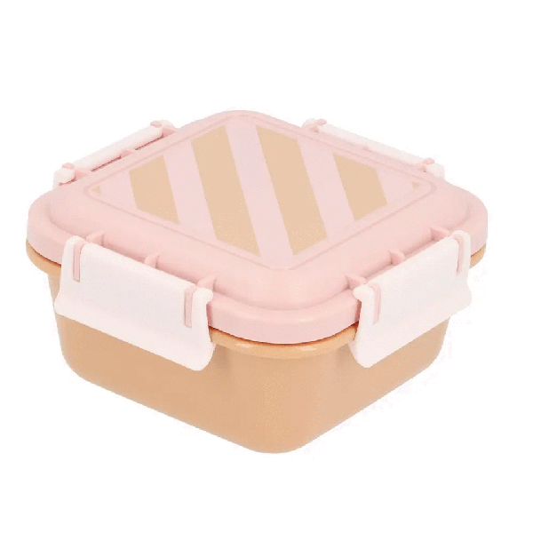 Brooddoos - vierkant - roze