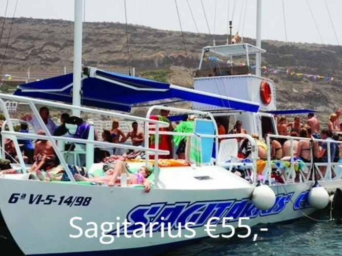Sagitarius Dolfijnen Boottocht Gran Cnaria 