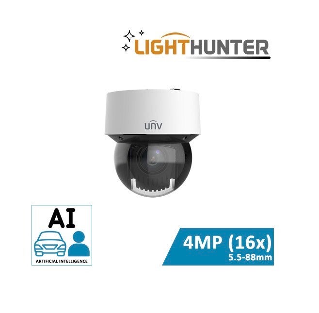AUTO-TRACKING IP PTZ CAMERA (16X OPTICAL, LIGHTHUNTER, WDR)