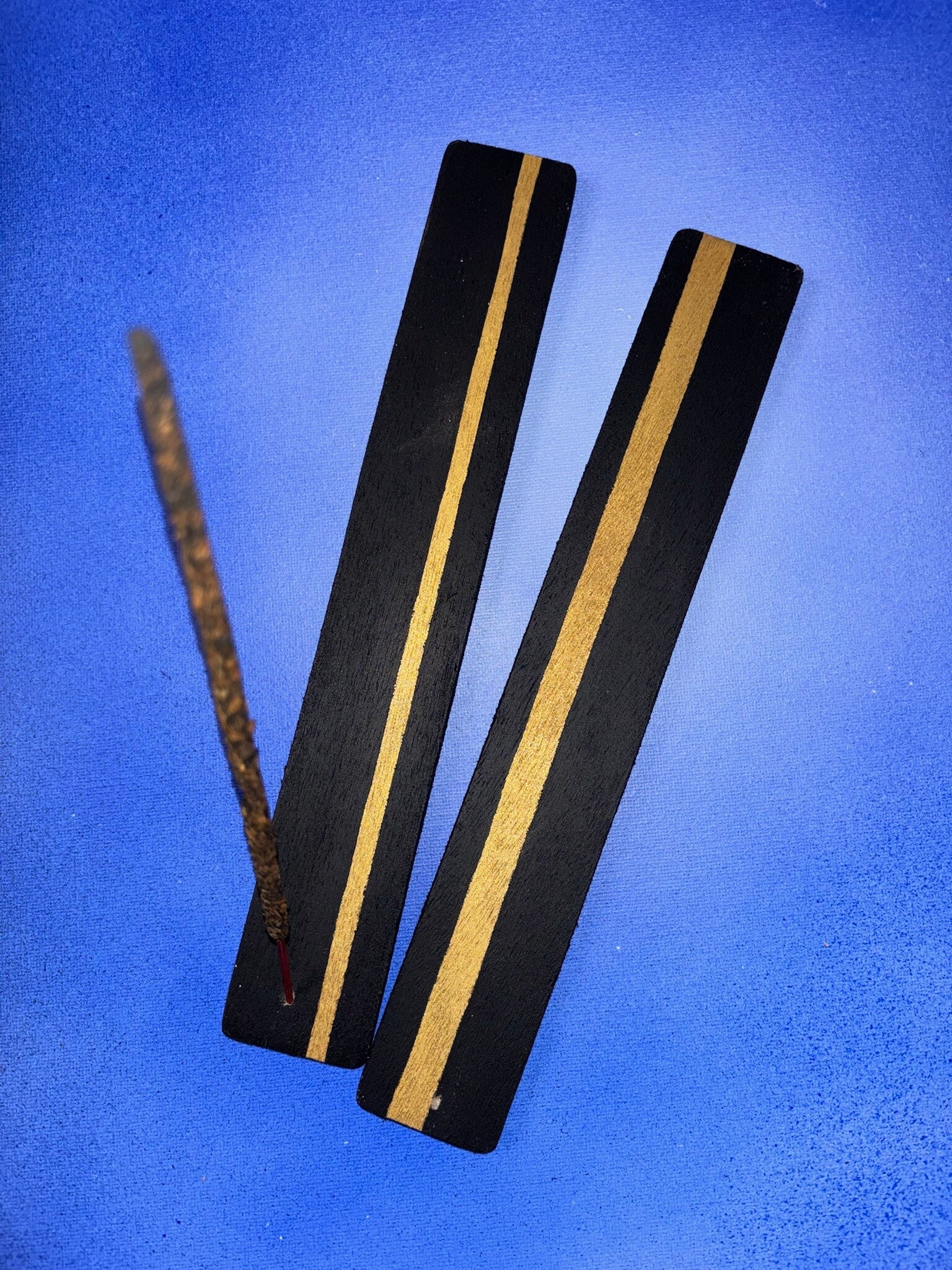 Porte encens Noir et Or