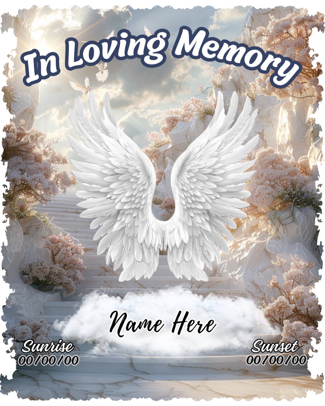 Achilles Angel Memorial Hoodie - Ivory Memory