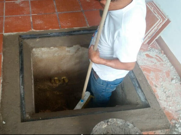 Construcción de cajas de registro