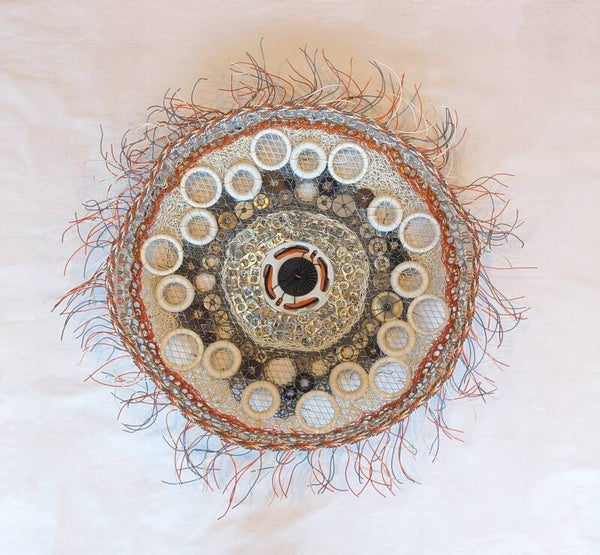 Found Things Basket - Original Sculptural Artwork