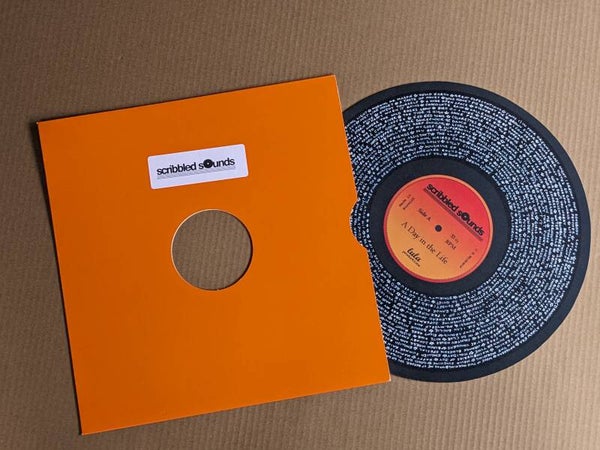 Scribbled Sounds - 12" vinyl record print - Various (unframed)