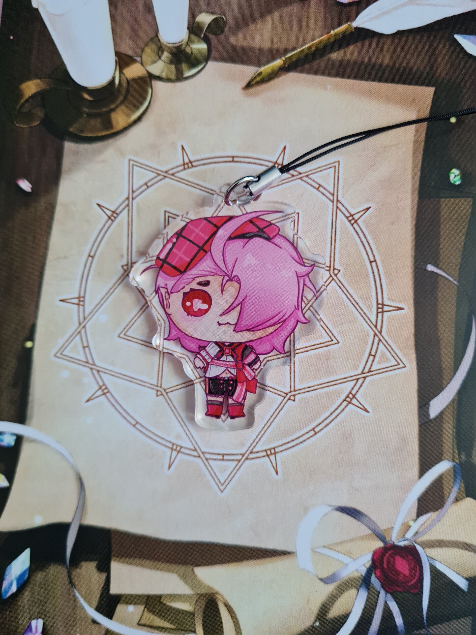 Nu:Carnival Keychains - Aster | Morvay | Blade | Dante | Edmond | Eiden | Garu | Kuya | Olivine | Quincy | Rei | Yakumo | Huey | Rin