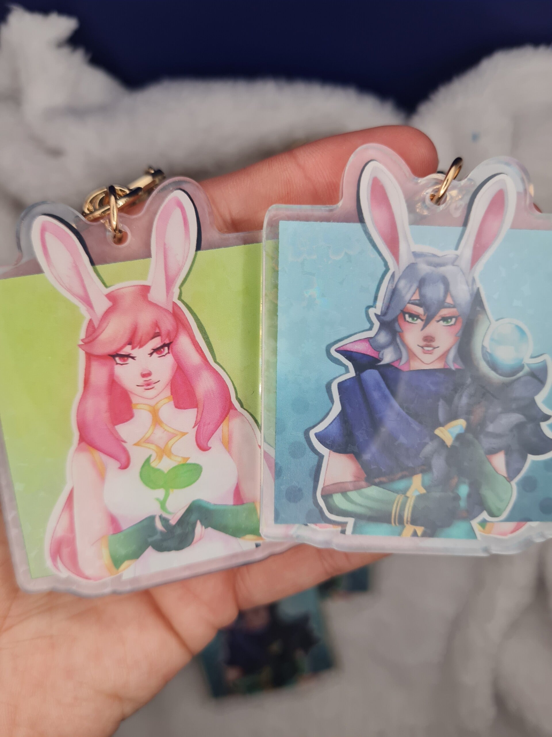 AFK Journey Keychain - Doublesided - Lorsan & Lyca