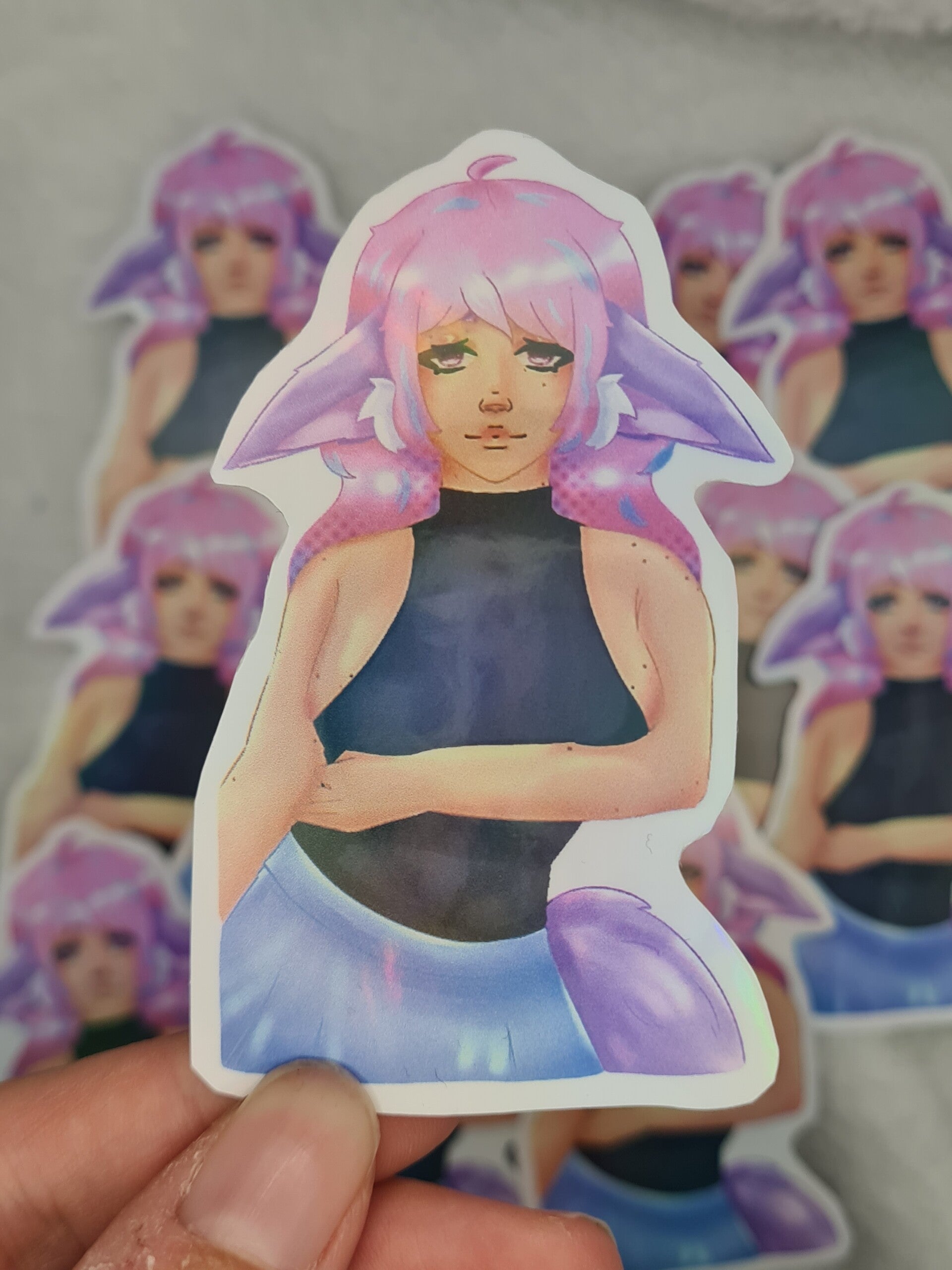 OC Boob Meme Sticker