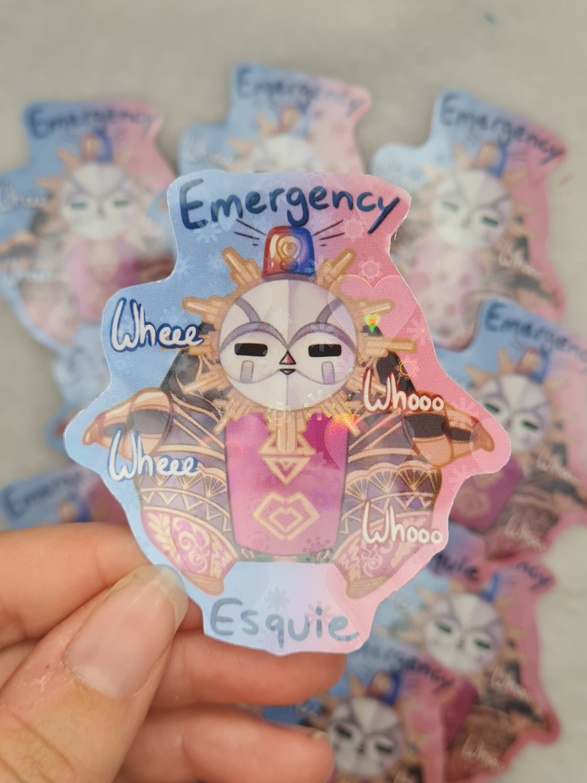 Emergency Esquie Sticker
