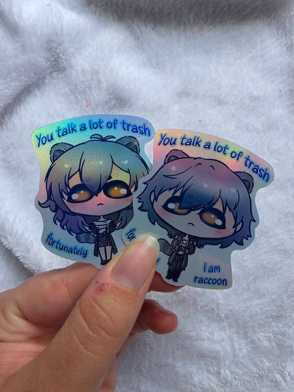 Stelle & Caelus Raccoon Sticker