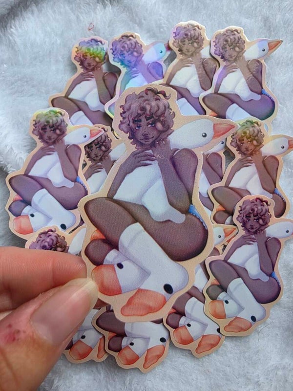 Milo (OC) Goose Sticker