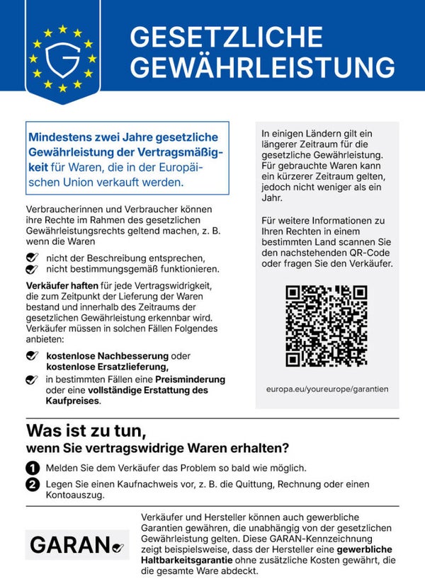 Gewährleistungslabel