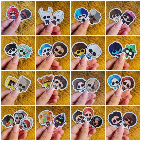 Mini Glitter Sticker - Indie Games Fanart
