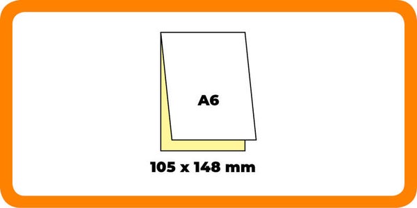 BONNENBOEKJES  A6, 2 KOPIE, FULL COLOR - vanaf