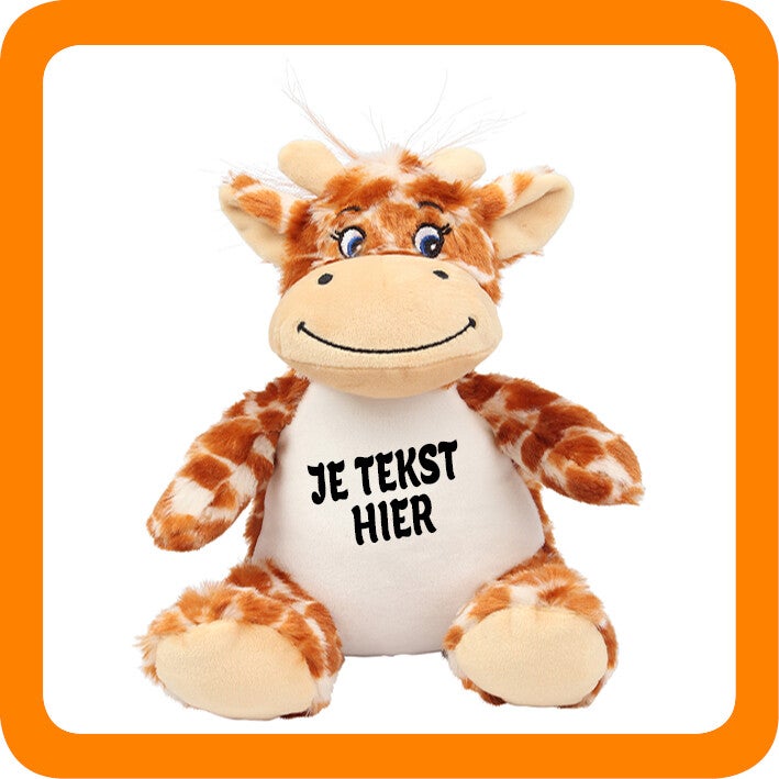 PLUSH DIEREN MET BEDRUKKING