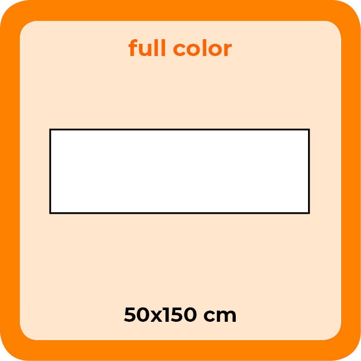 RECLAME SPANDOEK 50x150 cm