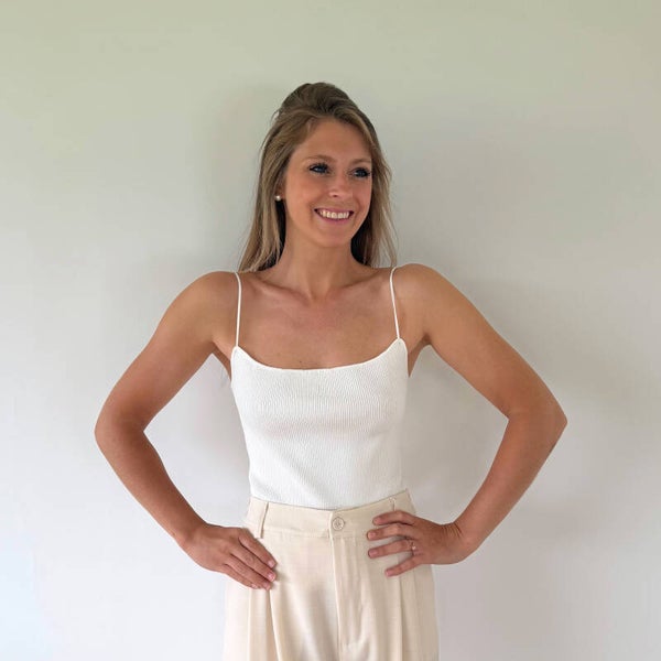 Billie top white