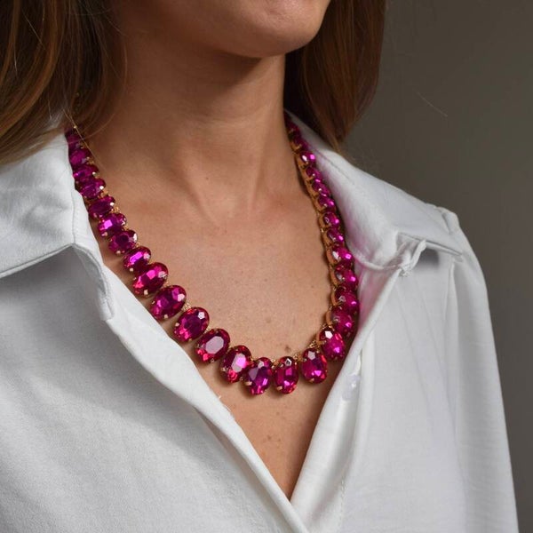 Billie necklace pink