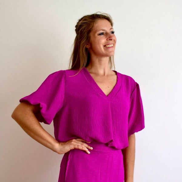 Juliëtte blouse purple