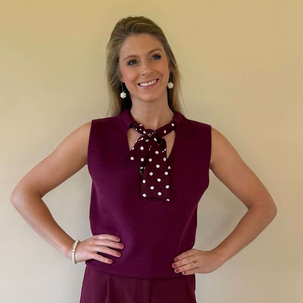 Gracie trui burgundy