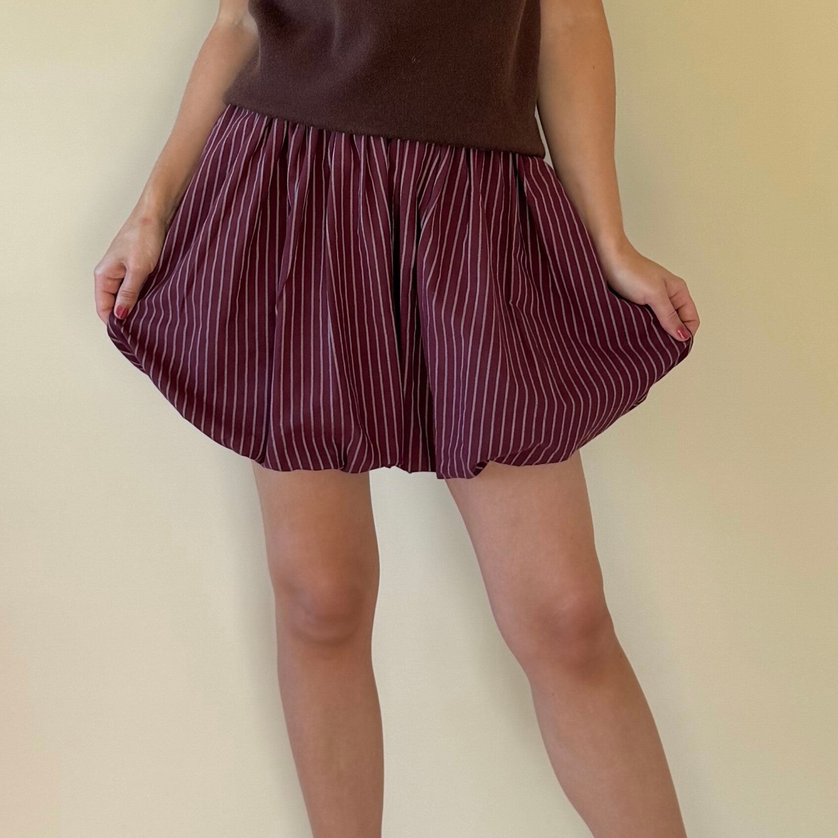 Josien rok burgundy