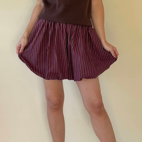 Josien rok burgundy