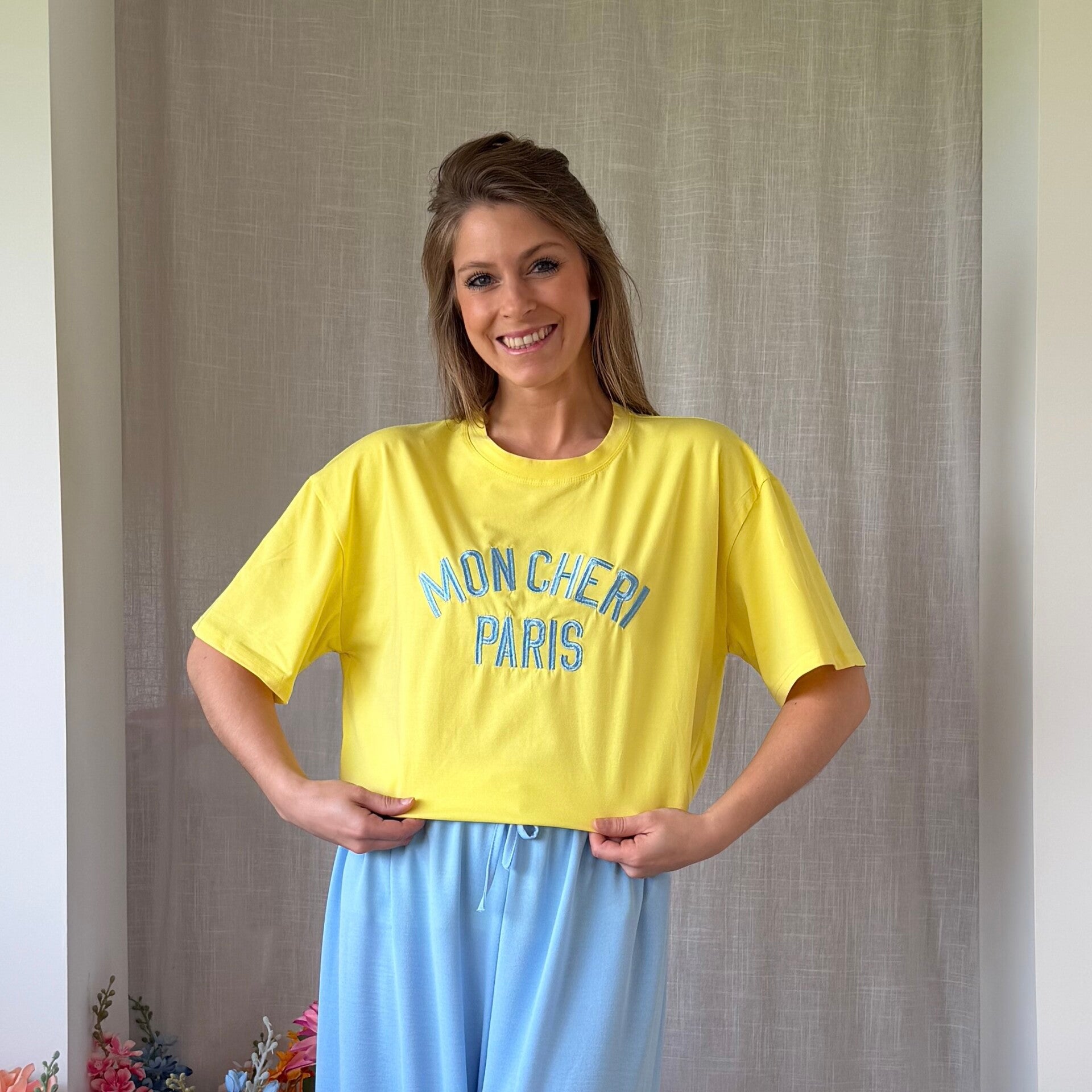 Mon cheri shirt yellow